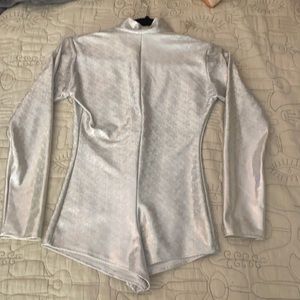 Silver jumpsuit XS
